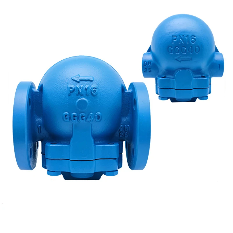 Domestic High Quality Floating Ball Trap Valve FT44-10 PN16 Flange Connection Lever Floating Ball Trap Valve