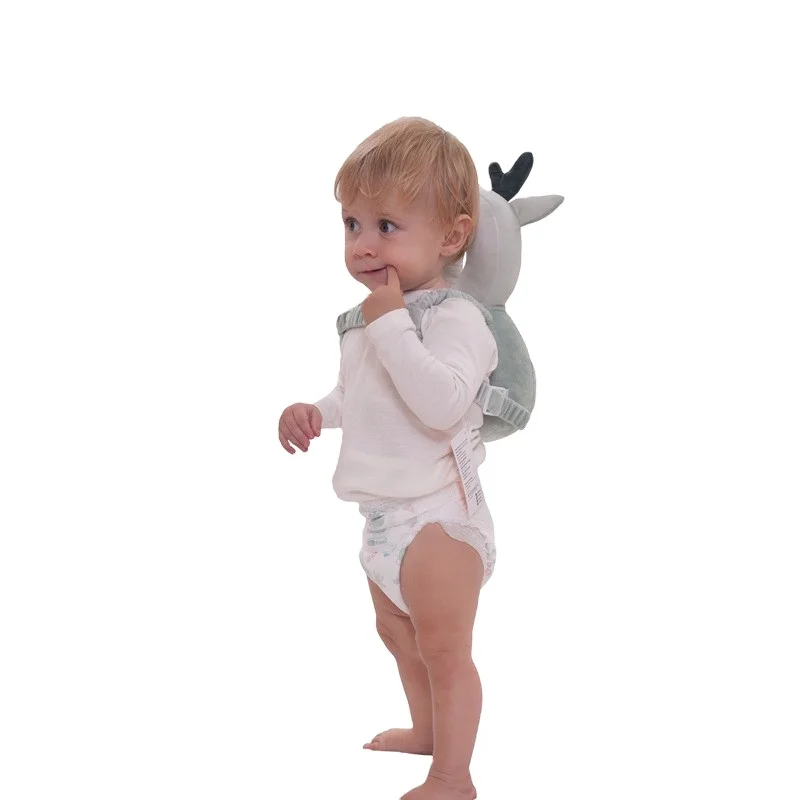 Newborn Baby Neck Protective Pillow Safety Backpack Toddlers Headrest Safety Pad Prevent Fall Plush Cushion for Walking Crawling