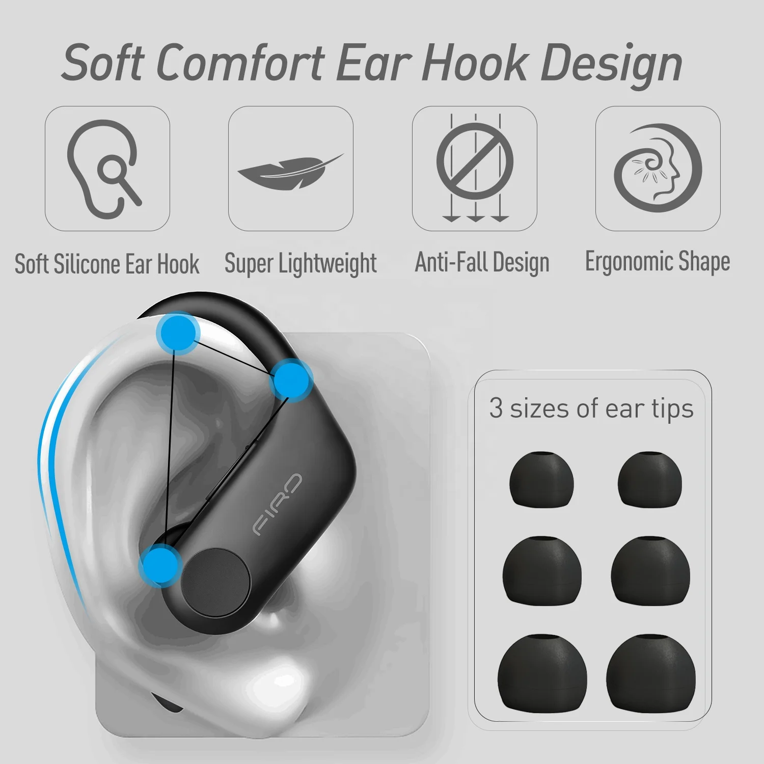 Премиум QCC APT-X CVC 8,0 шумоподавление Handsfree Регулируемый Заушник Sweatproof Sport TWS наушники