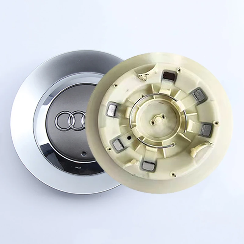 Automotive parts wheel hub cover A6C5A4B7TTA8 wheel center cover ABS rim tire center cap Audi logo wheel rim cover