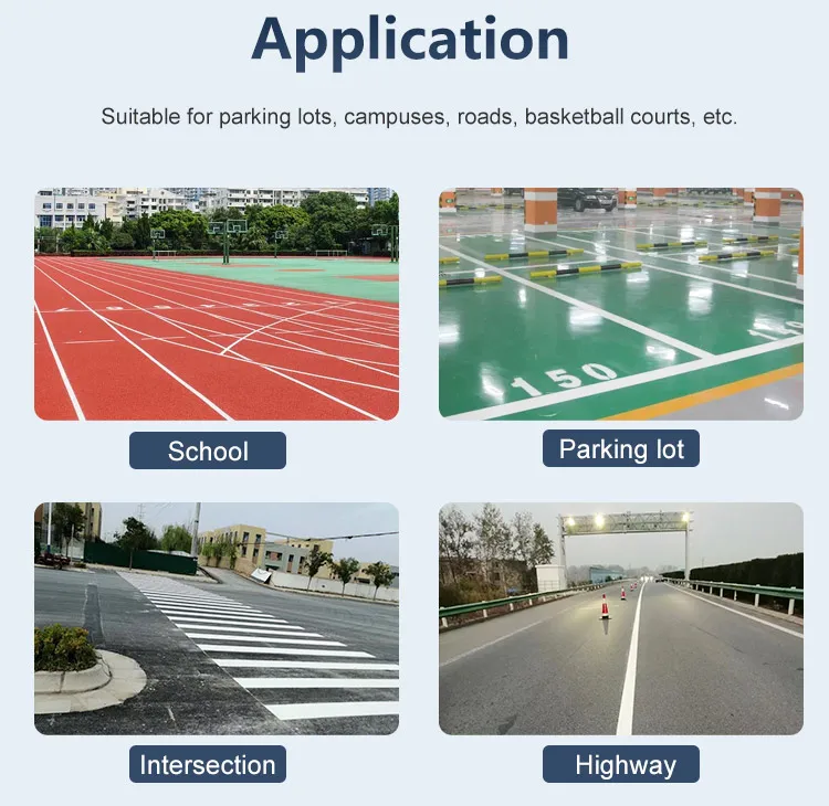 Cold spraying road field line marker line marking machine