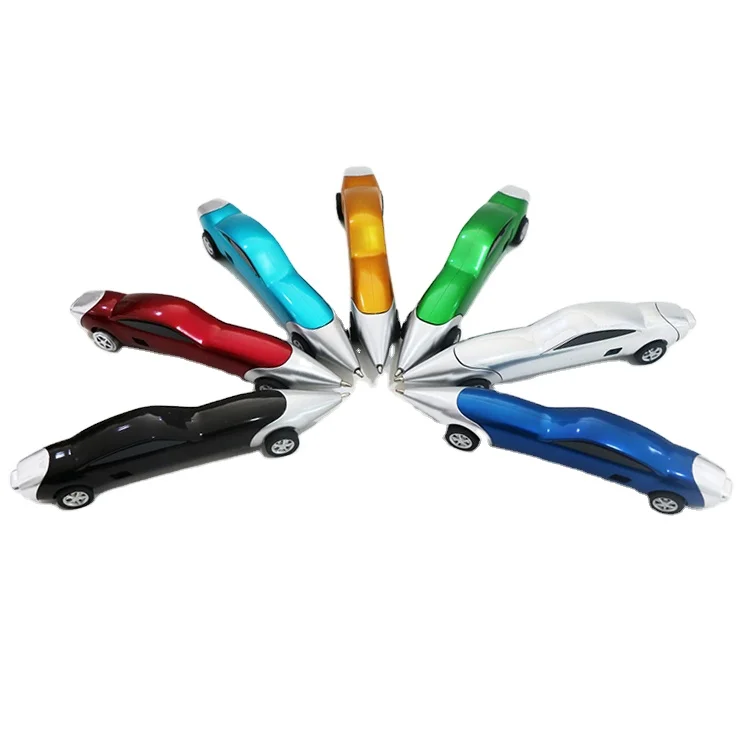 
new design top plastic pen promotiona New Product Plastic Custom Special Design Novelty Kids Fancy Toy Car Pens kids car 