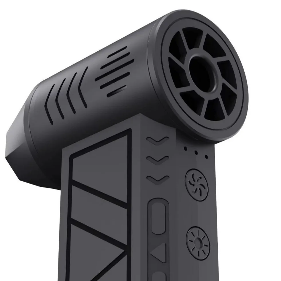 110000RPM Handheld Brushless Violent Fan Turbo Fan Blowing Machine Small Dust Collector with lights