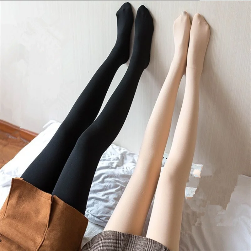 2 Size Down Compression Pantyhose Autumn Winter High Quality Warm Tights  High Elastic Velvet Pantyhose Sexy