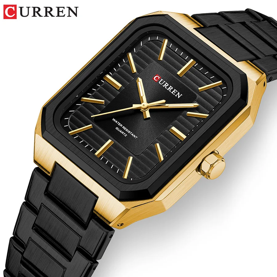 CURREN 8457 original Quartz Wristwatch Waterproof Stainless Steel Charm Watches Man Male Clock Fashion Reloj Watch For Boys Men