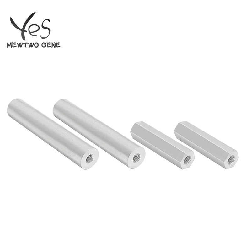 
CNC lathe parts Custom size Isolation Column hexagon double-end thread Aluminium tube 