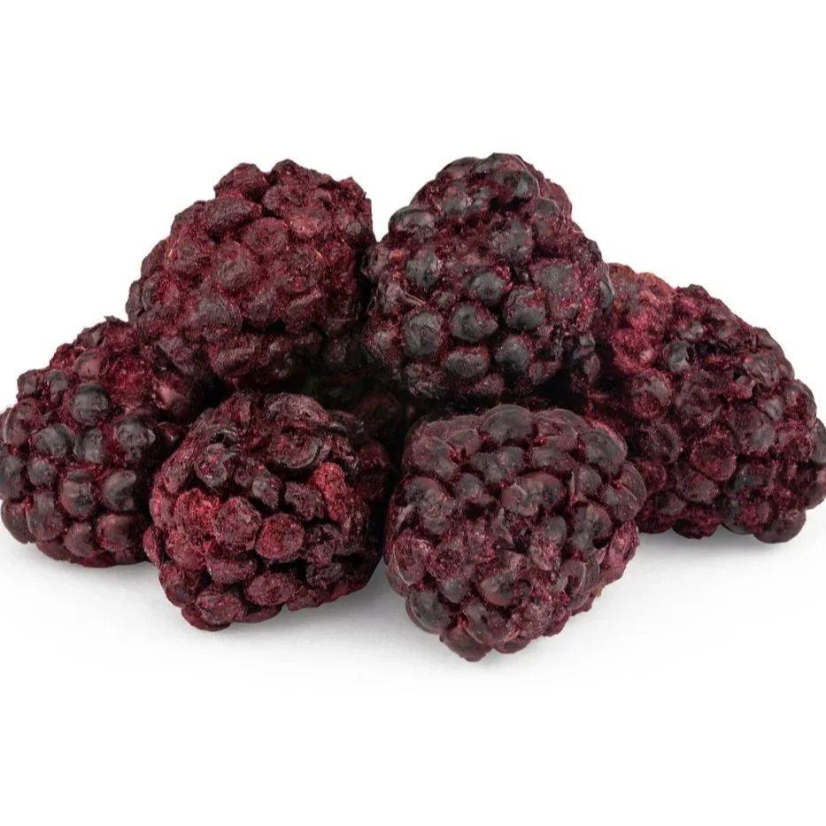 Crispy Dried Blackberry Whole Freeze Dried Blackberries Fruits