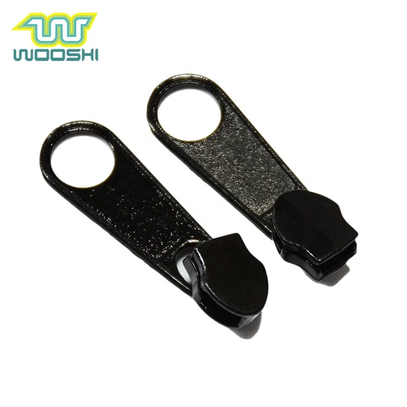  Slider large highly polished zipper metal slider with Zipper for garment