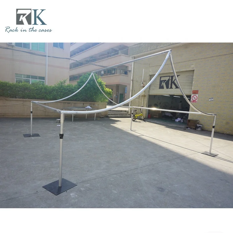 Exhibition Booths Curtain Adjustable Pipe and Drape Uprights Backdrop for Outdoor Indoor