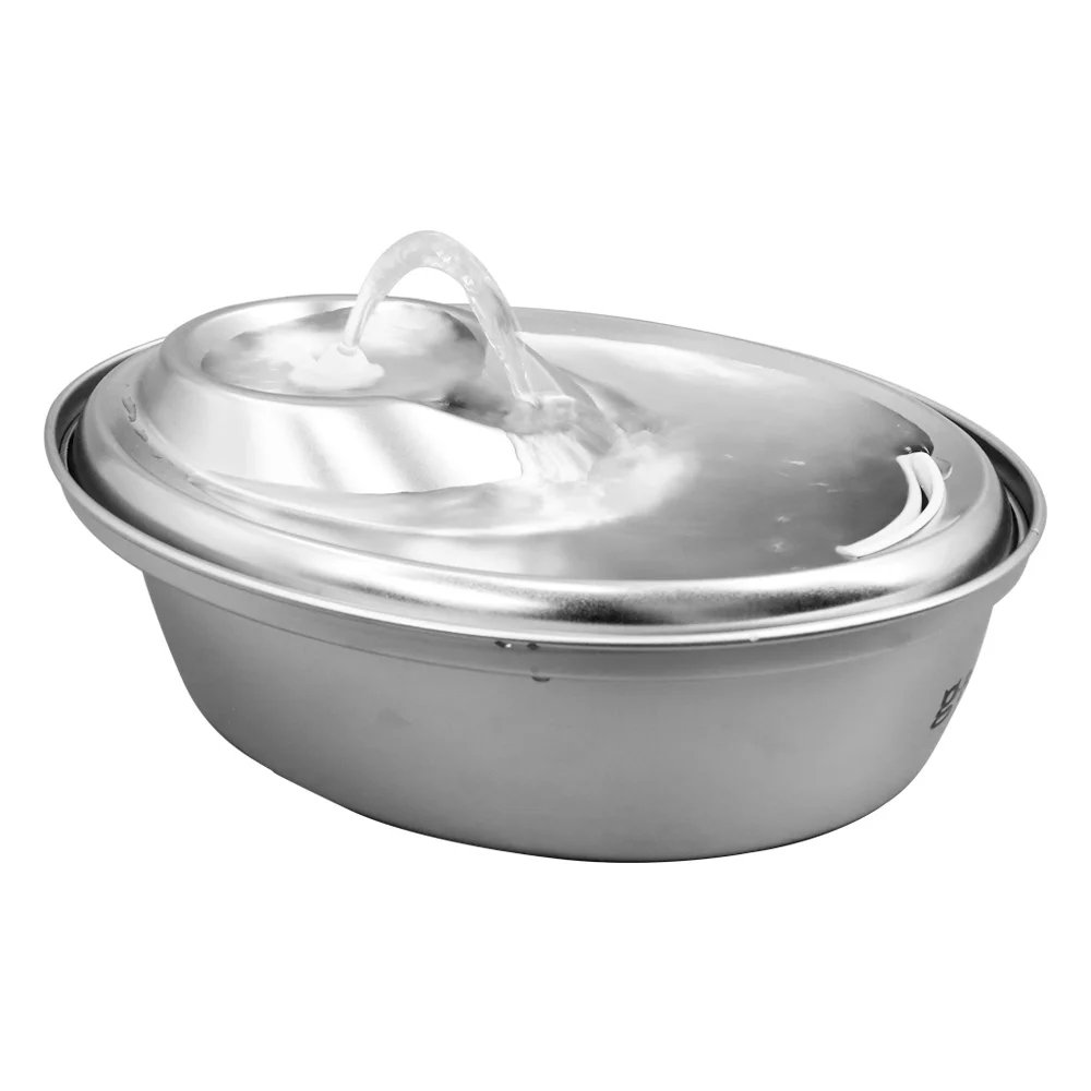 Cat Water Fountain Stainless Steel Pet Drinking Fountains 3L Automatic Pet Water Fountain with Intelligent Pump