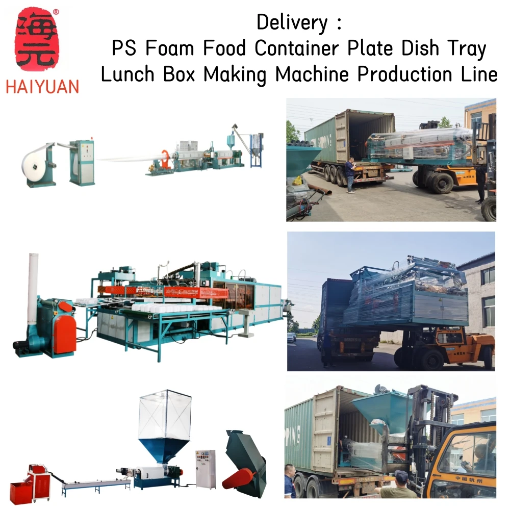 Take Away Plate Machine Good Price China Factory PS Foam Plastic Disposable Plates And Food Container Machine