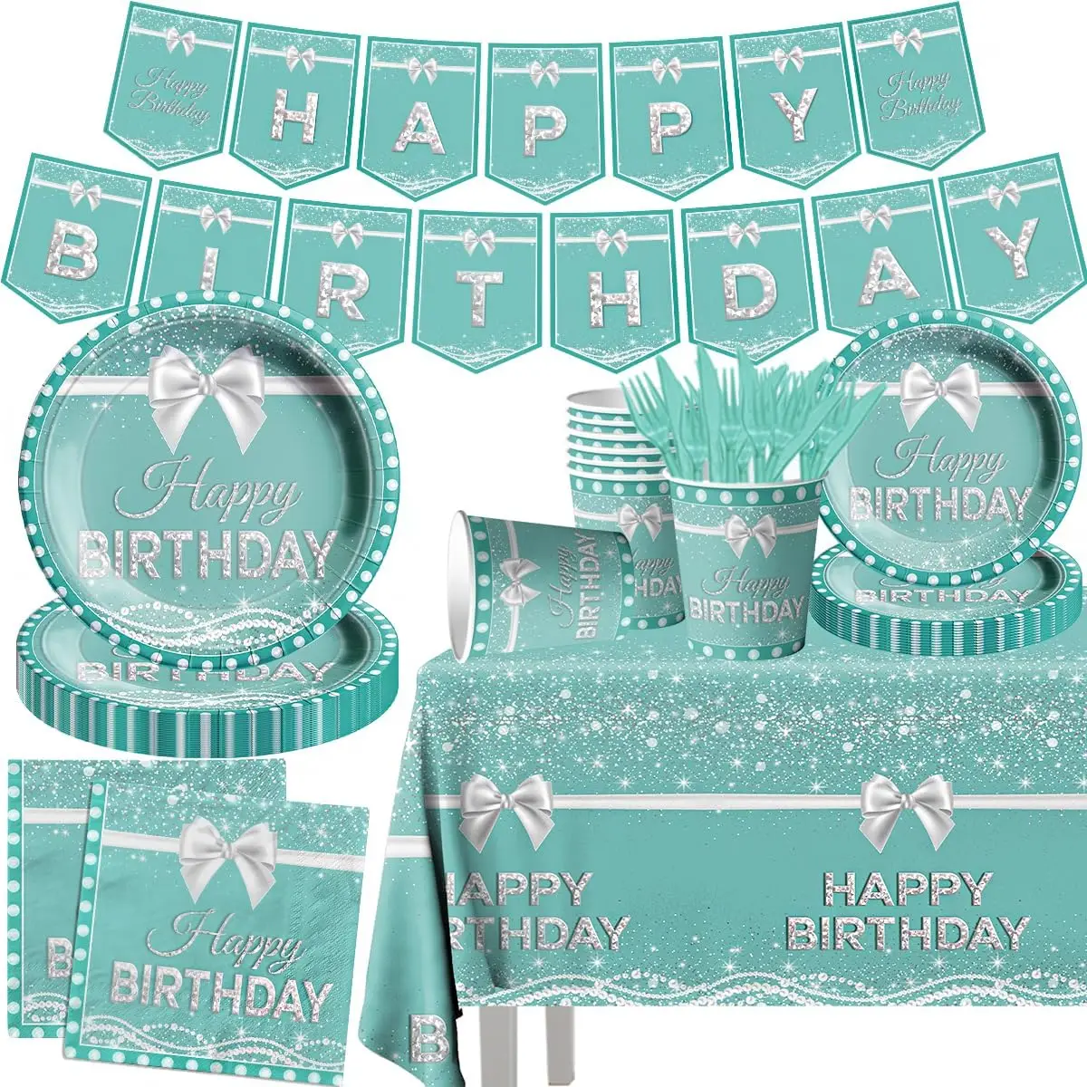 Eco- friendly Disposable Plate Tableware Set Eco Friendly Cup disposable plates  Paper Cup, party supplies