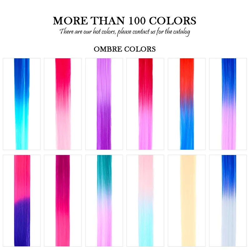 custom fiber Curly French invisible tape ash blonde kids bulk colored ponytail clip in hair extension for braids