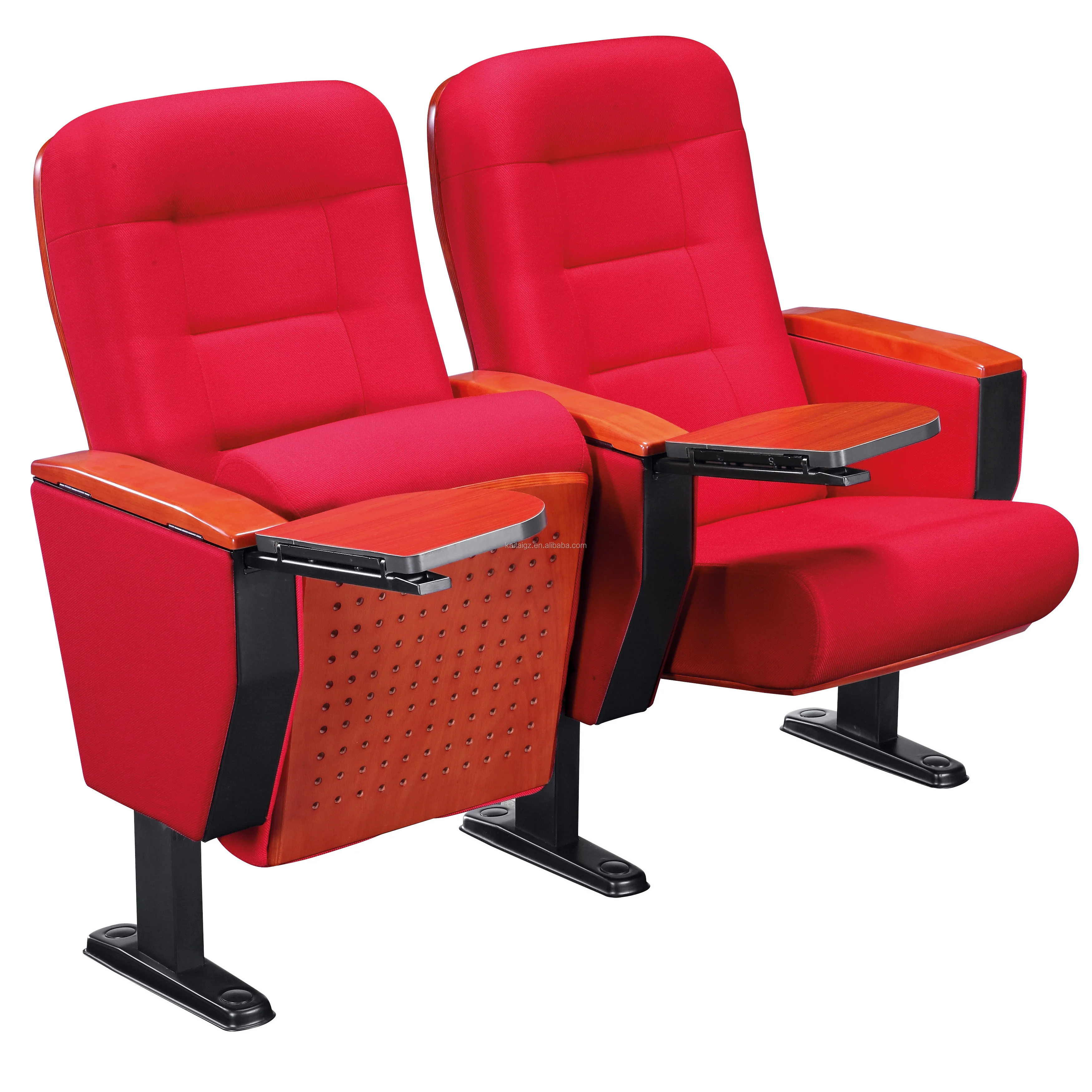 KT-636 standard size retractable auditorium seating price padded church chairs cover fabric