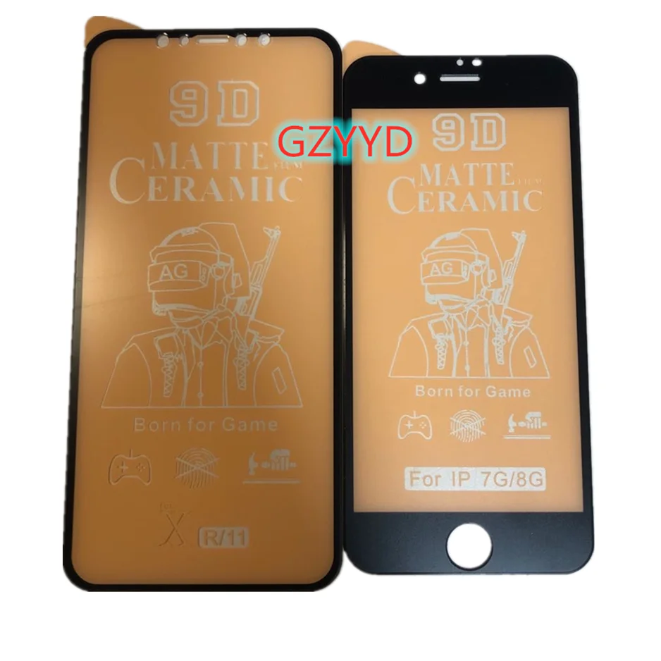 Матовая Антибликовая керамическая пленка AG для iphone 12 11 X XS MAX 6 7