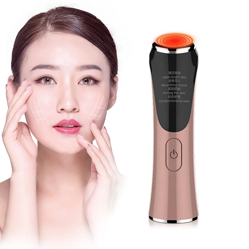 Portable Ultrasonic Electric Photon Face Facial Skin Care Beauty Tightening Device Massager