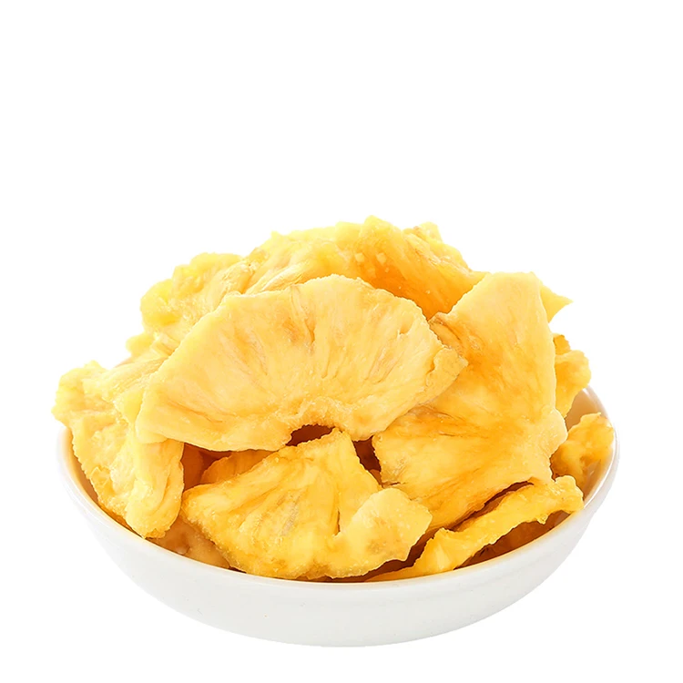 New crop dehydrated pineapple, dried pineapple ring, sweet and sour, delicious, good price, high quality wholesale