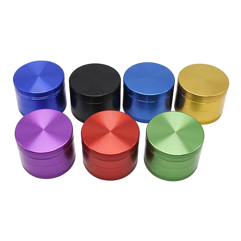 Customized Machinery Parts Aluminum Manual Herb Grinder Various Color Best Cnc Machining Tobacco Can