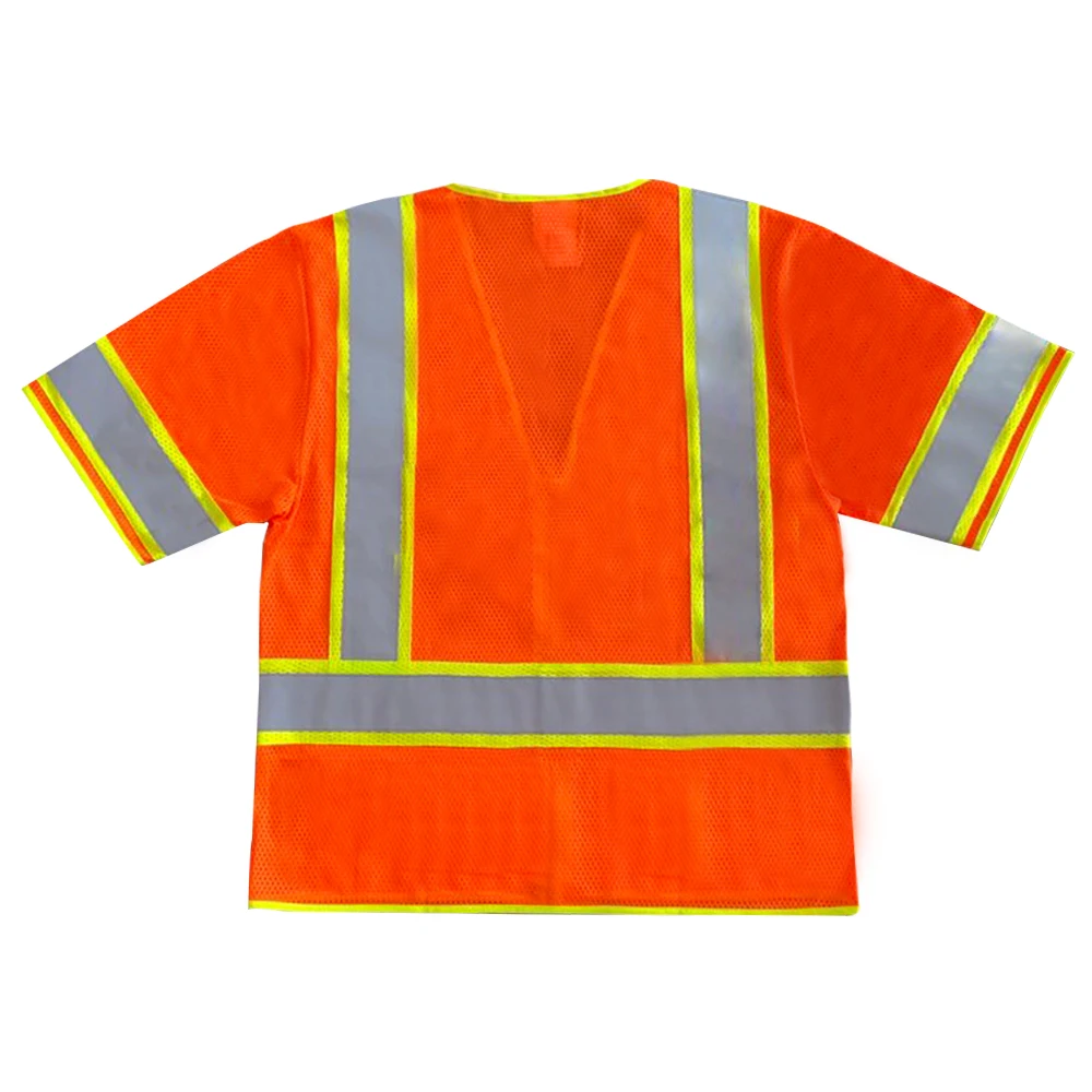 Construction Customised Wholesale High Visibility Safety Vest Custom Logo Work
