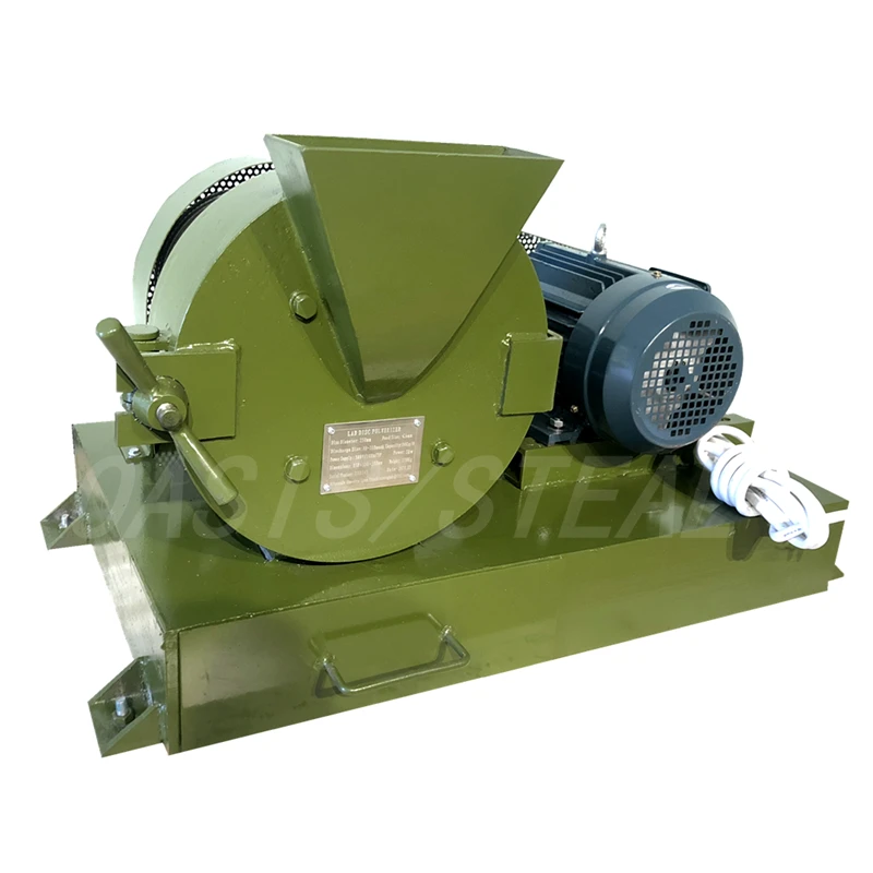 High Efficient Laboratory Vertical  sealed Disk Crusher Mill Grinding Machine 175 Round Disk pulverizer Lab Sealed Disc crusher