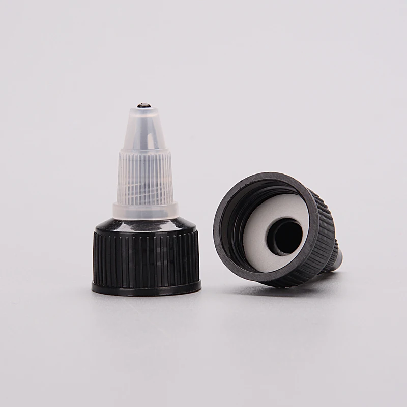 PP Squeeze Nozzle Tip Cap Twist Top Plastic Cap for 18/410 20/410 24/410 28/410 size