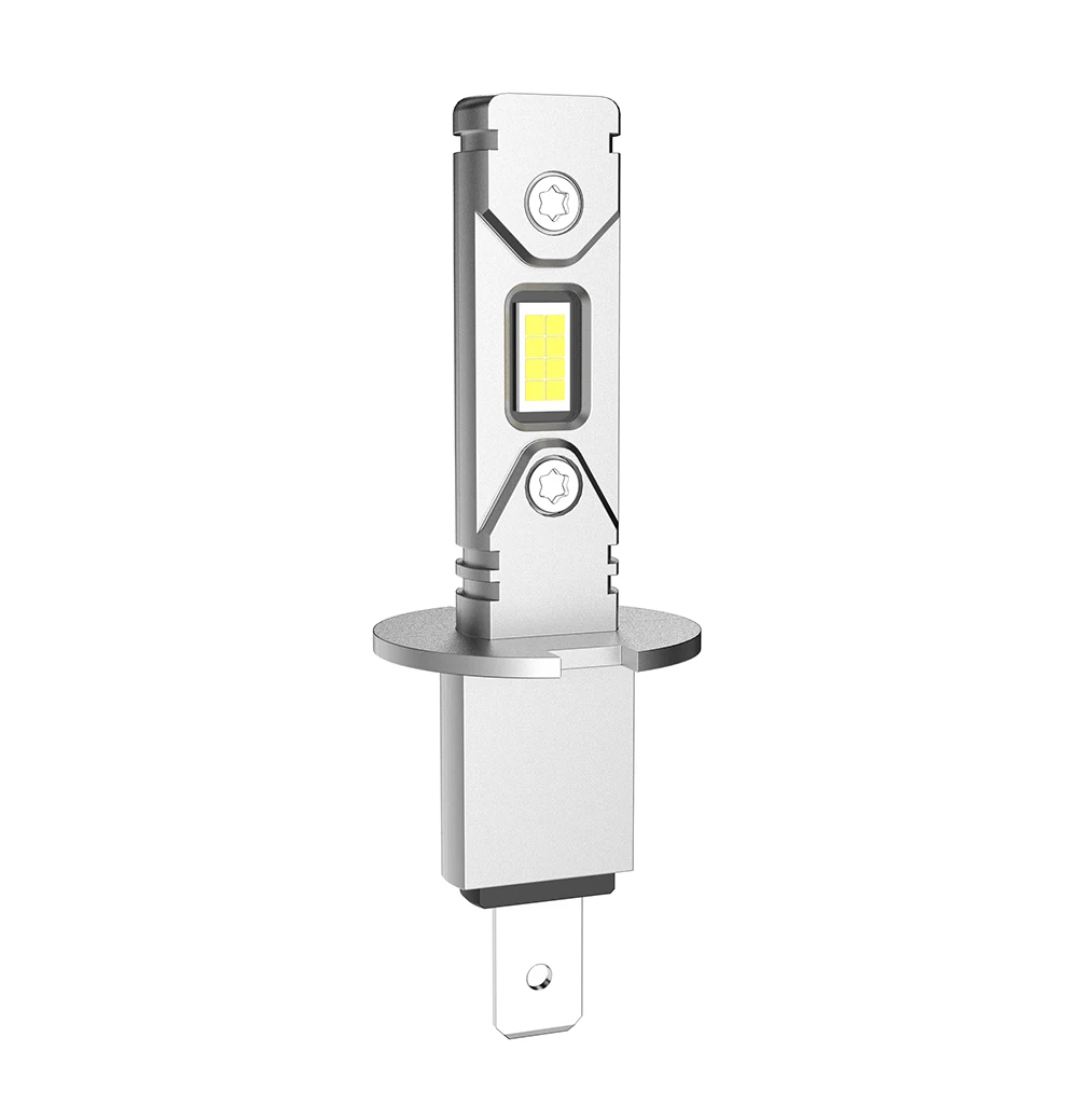 Fanless Lighting focus car LED Headlight 24W 2400LM 6500K same design as original halogens plug and play for H3 H4  headlight