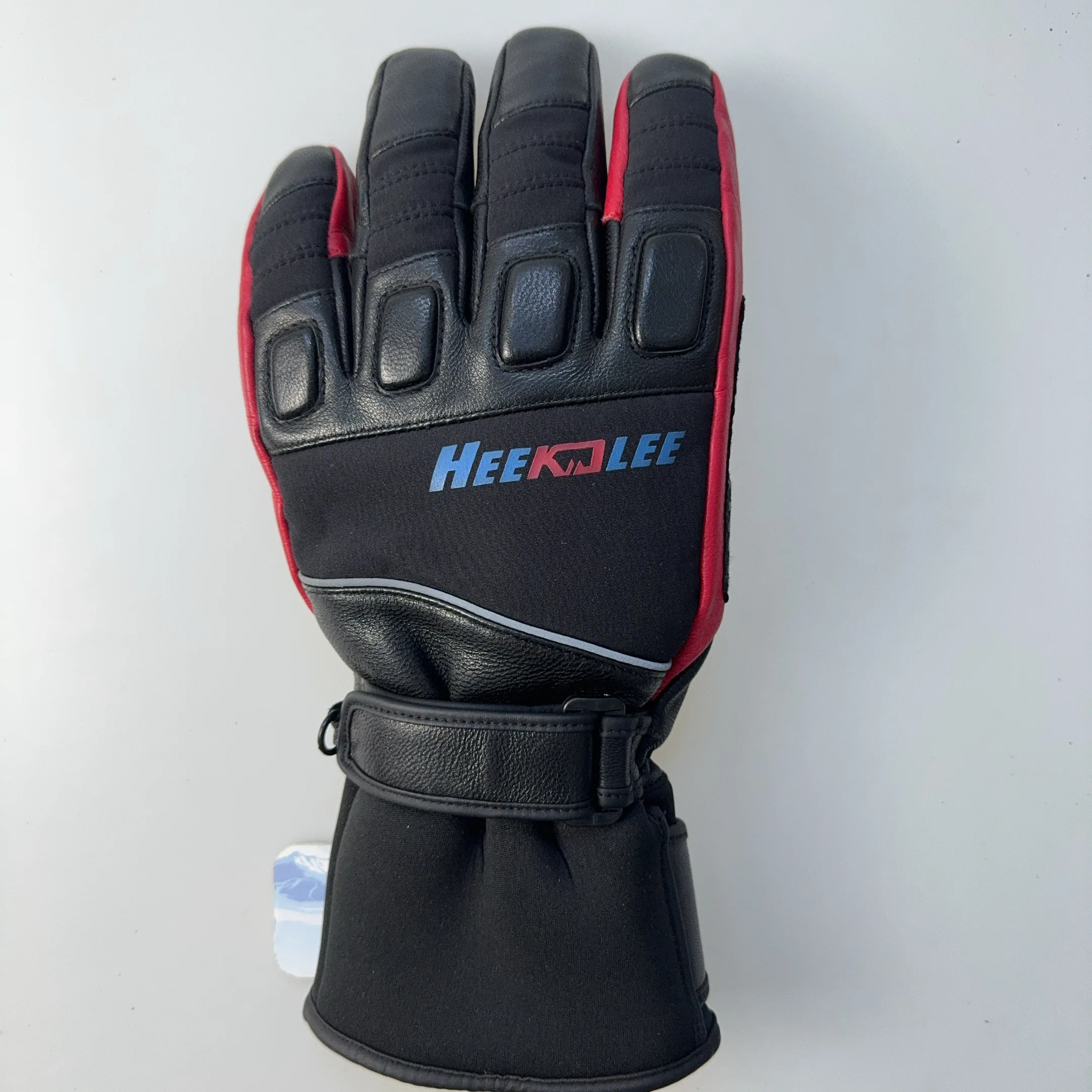 Ski Gloves Women Men Thickened Waterproof Outdoor Riding Leather Five Finger Split Finger Professional Double Board Gloves