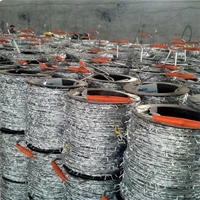 Barbed Wire To Brazil alambre de puas grueso hot dipped galvanized  100m 250m 300m 360m 400m 500m rolls