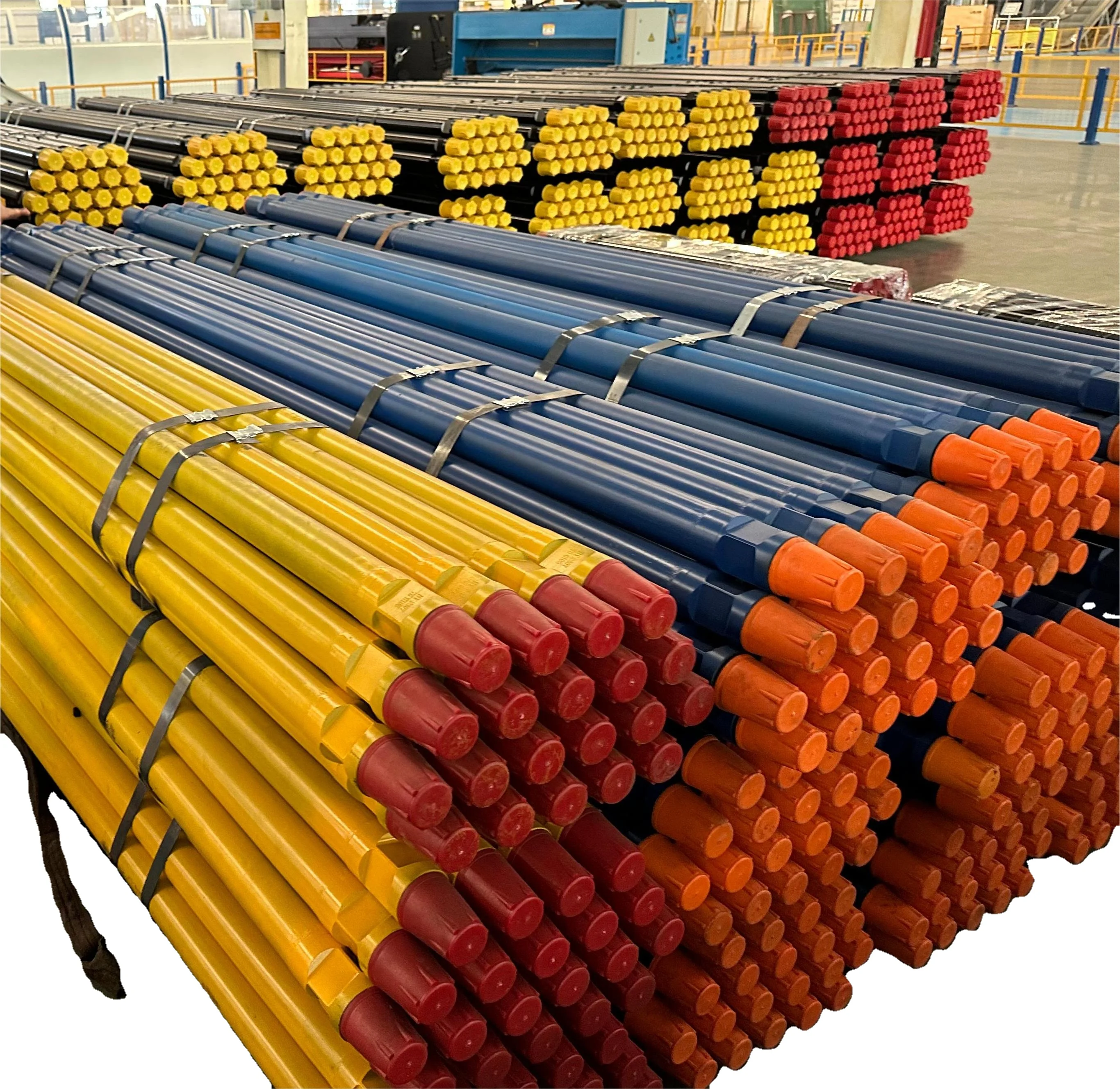 Down The Hole Drill Pipe Diameter 76 mm* 3000mm API 2 3/8 Reg Thread For HD45A DTH Hammer Open Pit Mining Rock Drilling