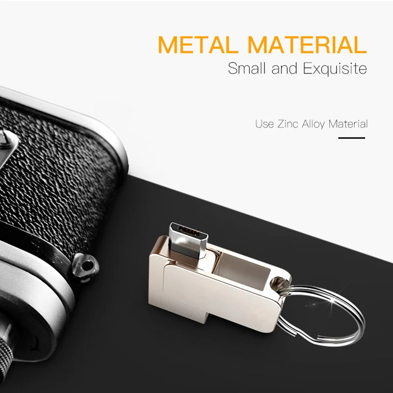 2 in 1 MINI Type c USB2.0/USB3.0 Metal UDP USB C Flash Drive Customized LOGO Memory Stick 4GB 128GB Type c mini Memory Stick