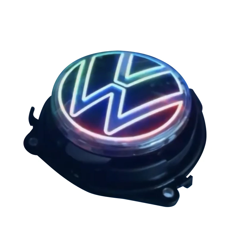 Hot selling recommendation Adjustable multicolor luminous  Flip Logo back up camera auto emblem reversing camera for VW