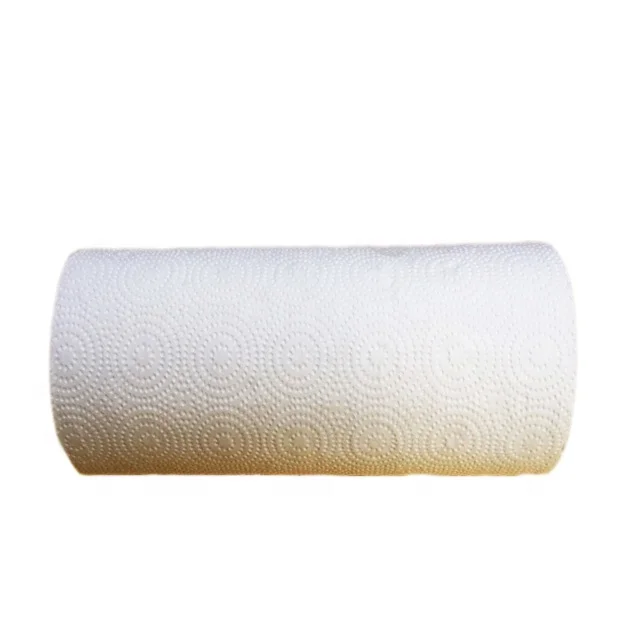 Hot selling virgin wood pulp 28*20.3 cm embossed paper towel household hollow core paper towel roll