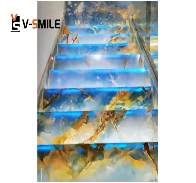Backlit Onyx Stone Stone for Hotel and Villa Decoration Natural Blue Onyx Slab Stone Price