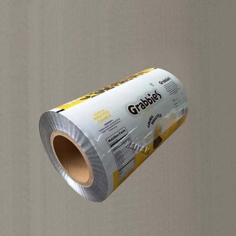 High barrier PET/AL/PE snack packaging film for roasted cashew