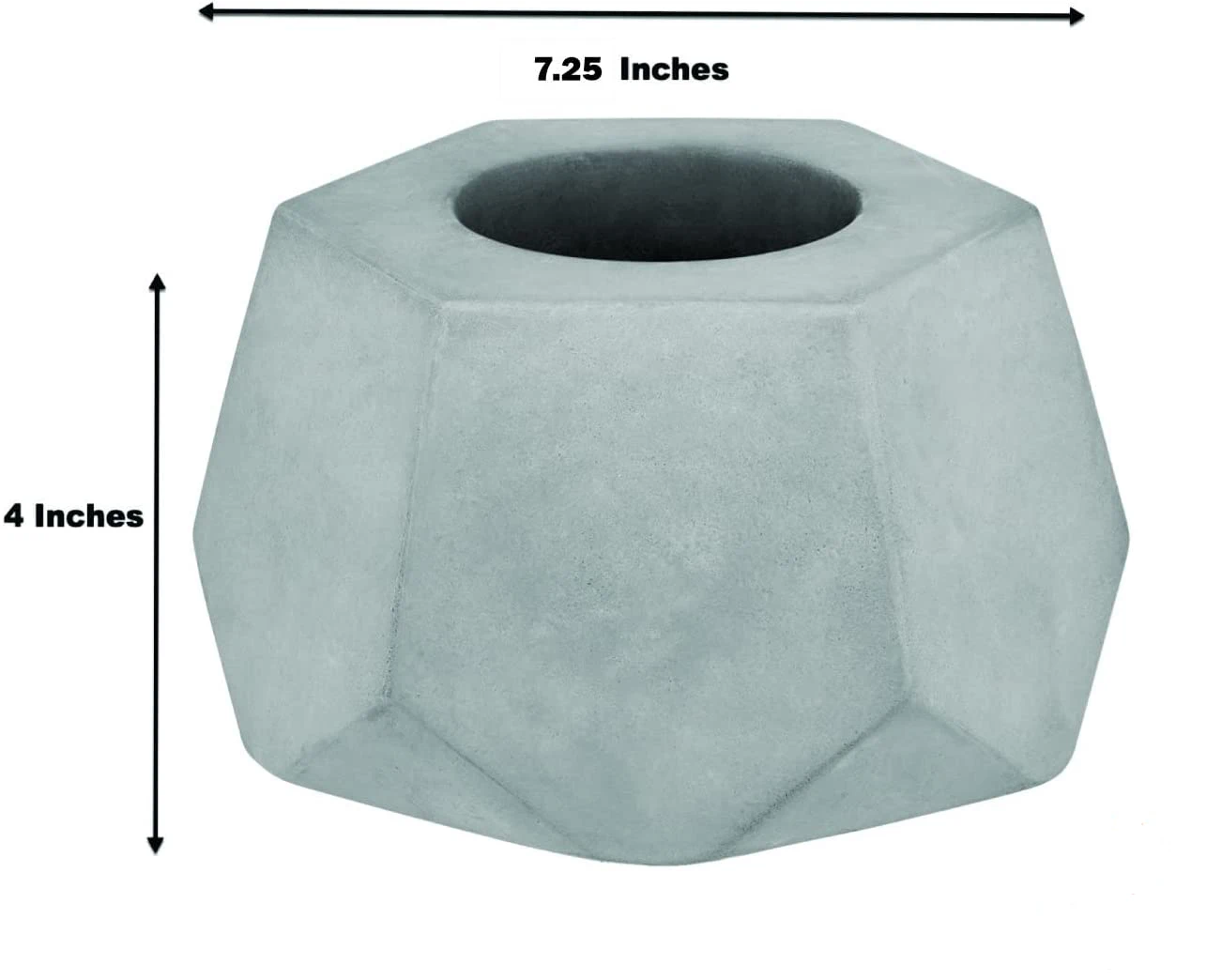 Portable Ethanol Tabletop Fire Pit Smores Maker Mini Personal Fireplace Rubbing Alcohol Concrete Fire Bowl Pot