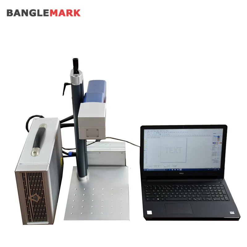 Wuhan 20w Raycus Portable Fiber Laser Marking Machine for Mental