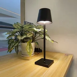 Modern European Table light Hotel Restaurant Decoration Rechargeable LED Table Lamp Romantic Dinner Light zafferano poldina pro