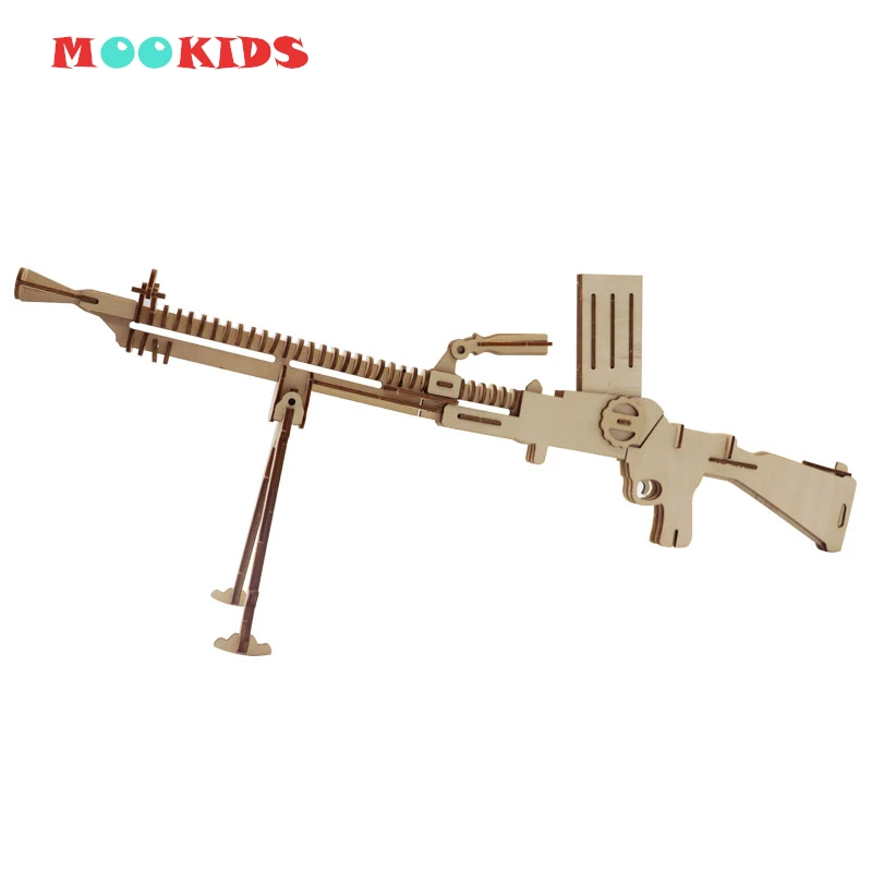 Hot Selling Unisex 3D Wooden Puzzle DIY Educational Simulation Model Building Game for Kids and Adults Aged 5 to 7 Years