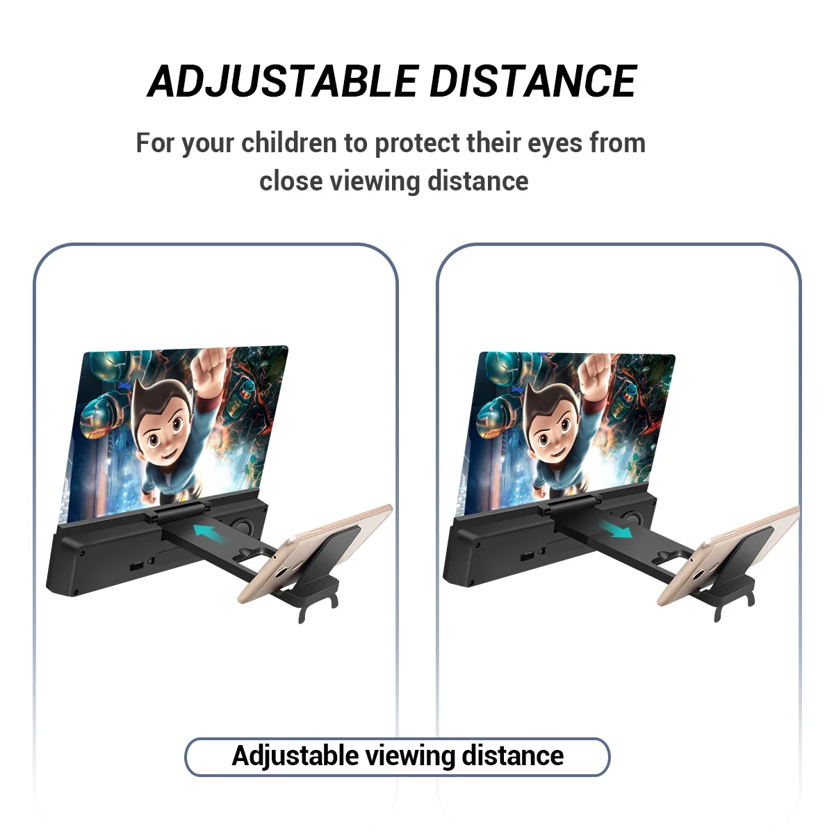 Universal Mobile Phone 14 inch Screen Magnifier Enlarger Video Amplifier Projector Bracket Desktop Holder Stand