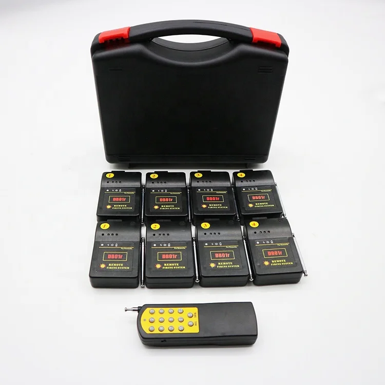 Happiness cold flame fireworks 8 cues wireless indoor stage fountain firing system