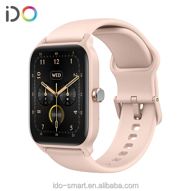 Fashion Smart Watch with Activity Tracker Function iOS Android Operation Walk Hand Wash Drink Water Low Blood Oxygen Reminders