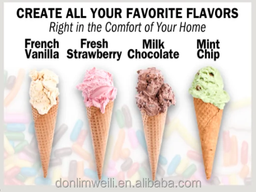 Automatic Hard Soft Making Maker Blender Cone Ice Cream Machine Fruit With Compressor