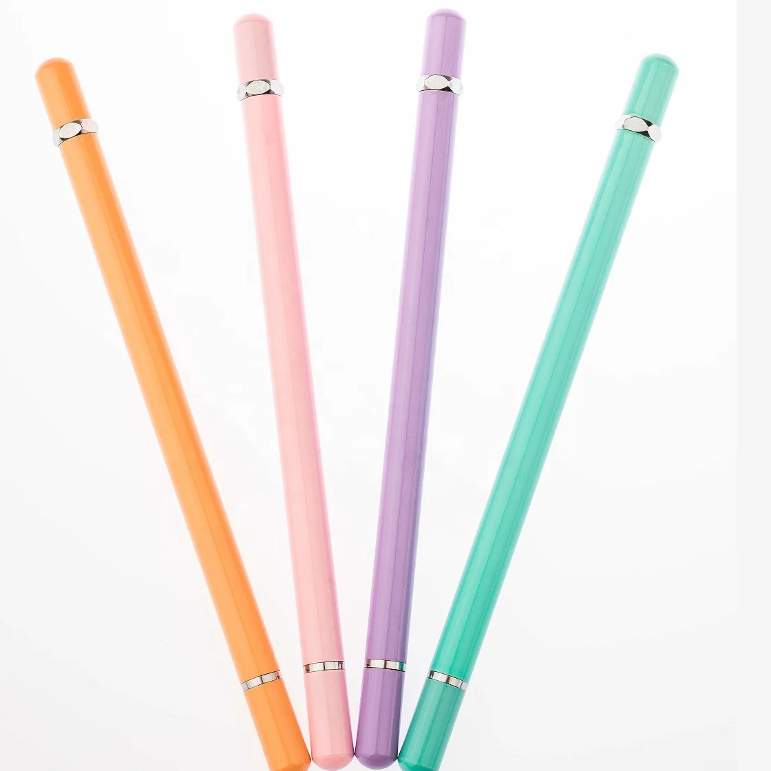 Durable wear-proof and long life use pencil tip 2 in 1 promotion metal hb pencil with eraser topper for office and school