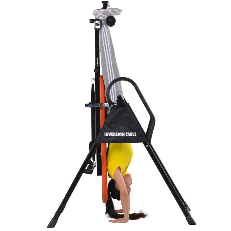 Best gym equipment emer inversion table handstand turn machine cure back pain gravity invert table keep body healthy