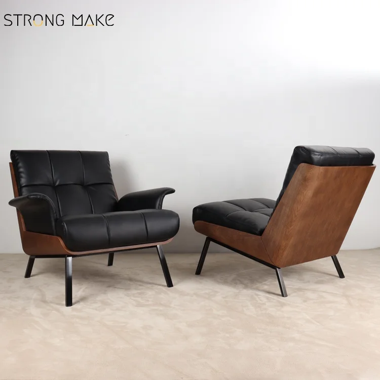 Лобби отеля в итальянском стиле, случайные роскошные современные кожаные мягкие кресла с откидывающейся спинкой, кресло для отдыха daiki