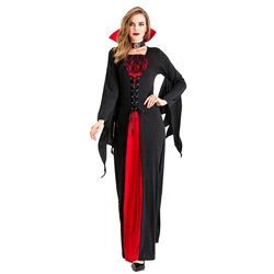 New Halloween Party Dress Cosplay Costume Women Vampire Queen Witches Costumes Halloween Women