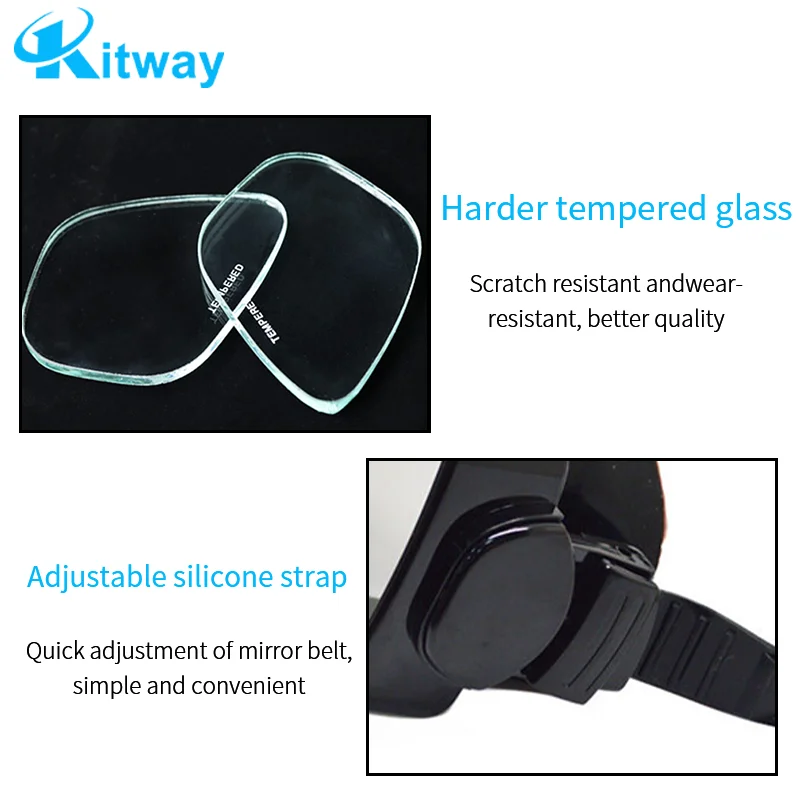 Cover leak proof tempered glass adult diving half face diving breathing snorkeling diving lung water mask diving swimming