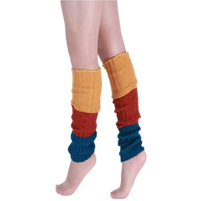 Factory Styles Leg Warmers For Girls Knee High Cable Knit Warm Socks