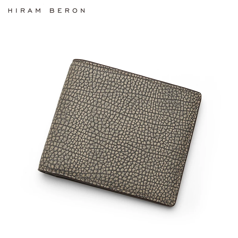 2022 New Product Wholesale Dropship Cowhide Luxury Pebble Grain Purse Soft Mens Slim Leather Wallets