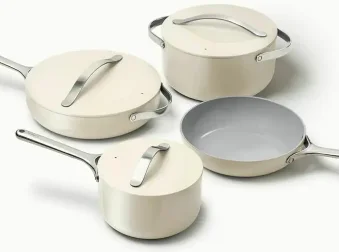 caraway set  hot sell induction bottom ceramic cookware sets wholesale aluminum cookware